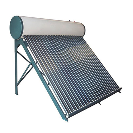Rooftop Low Pressure Vacuum Tube Stainless Steel Sun Power SUS304 Solar Water Heater