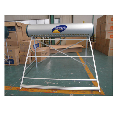 Split Pressurized Solar Water Heater System Consists of Flat Plate Solar Collector, Vertical Hot Water Storage Tank, Pump Station and Expansion Vessel