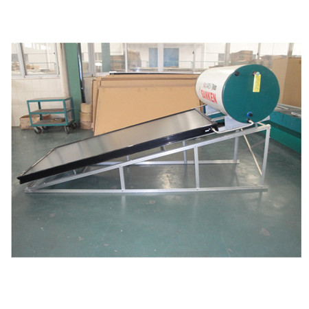 Split Solar Water Heater with Flat Plate Solar Collector and Pressurized Water Tank Under Directed Open Loop or Indirected Closed Loop Circulations